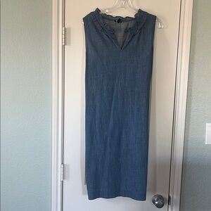 Talbots Blue chambray shift dress